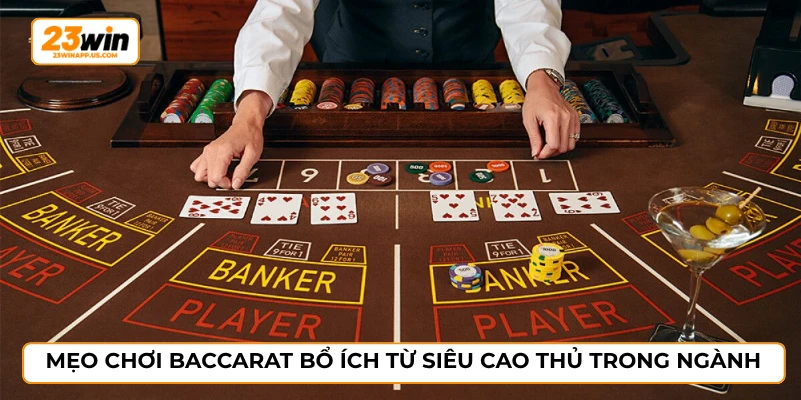 Mẹo chơi baccarat bổ ích từ siêu cao thủ trong ngành cá độ